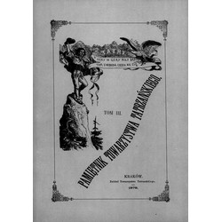 Pamiętnik Towarzystwa Tatrzańskiego, t. III rok 1878