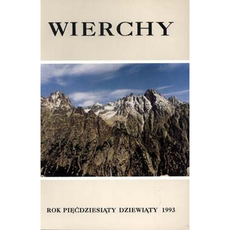 Wierchy, t.59, rok 1993
