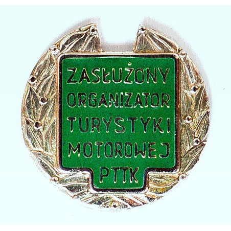 Odznaka zasłuzony organizator turystyki motorowej srebrny